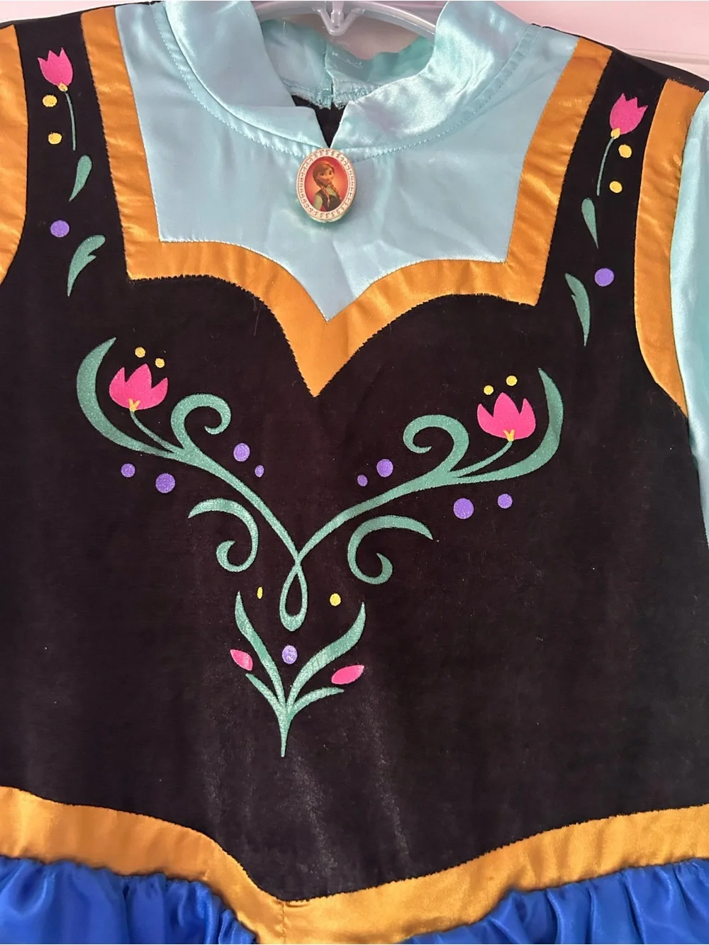 Disney Store parks frozen Anna winter dress size 11/12 first edition Norwegian